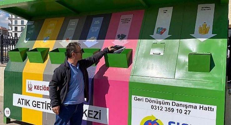 Atık Getirme Merkezi Keçiören’in Her Yerinde